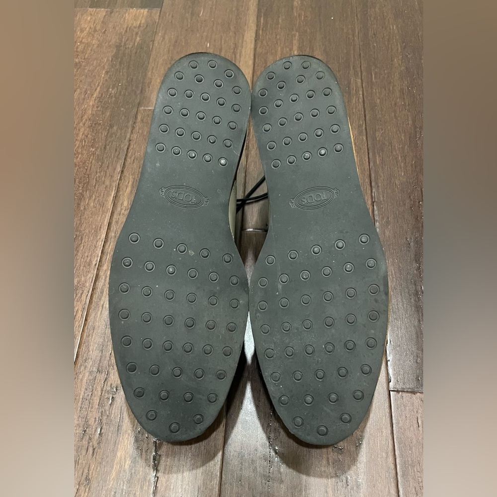 TOD’S LEATHER PLATFORM CREEPER SHOES - Picture 6 of 11